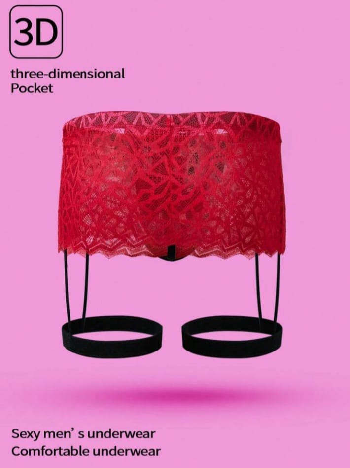 Ruby Lace Harness Brief